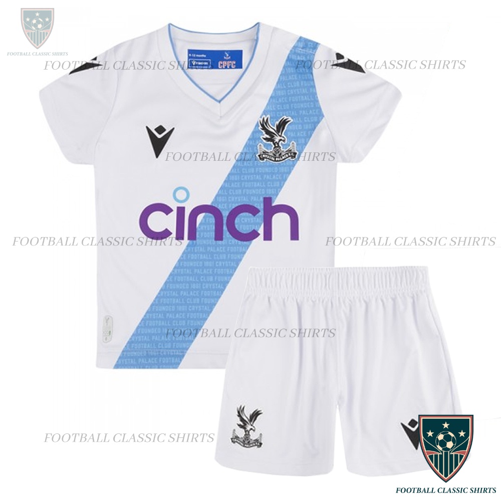Crystal Palace Away Kid Kit 2023-24 No Socks_Football Classic Shirt