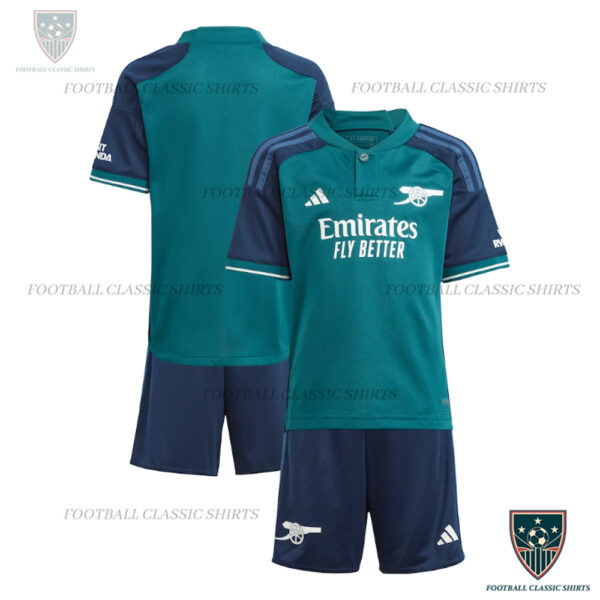 Arsenal Third Kids Football Kit 23/24