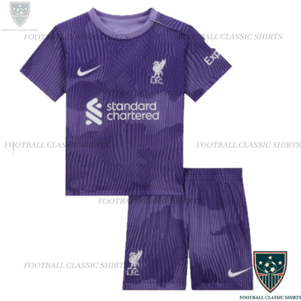 Liverpool Third Kids Football Kit 23/24