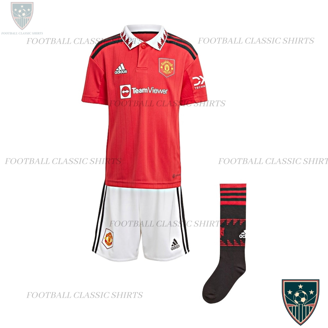 Manchester United Home Kids Kit 2022/23