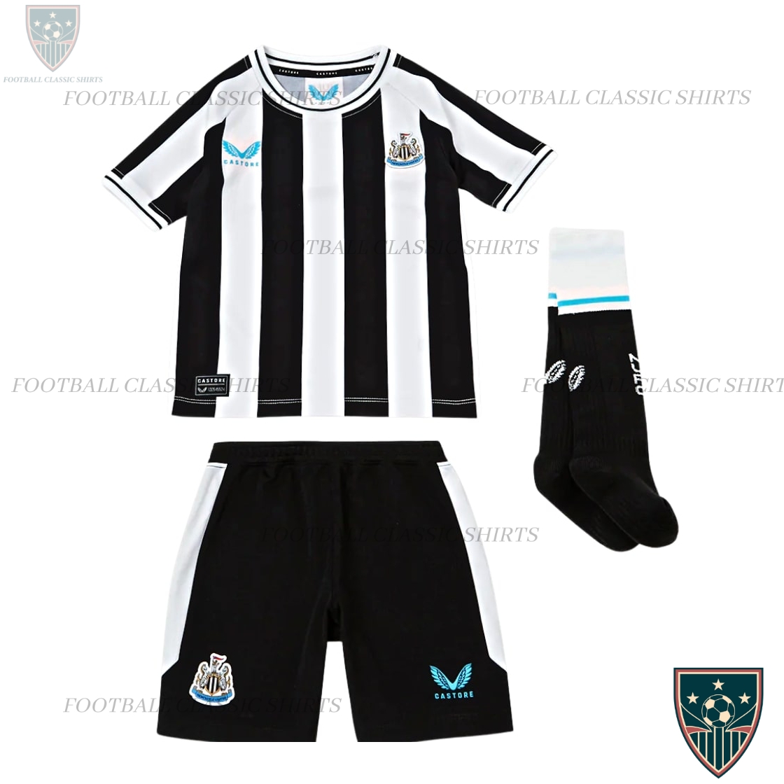 Newcastle Football Home Kids Kit