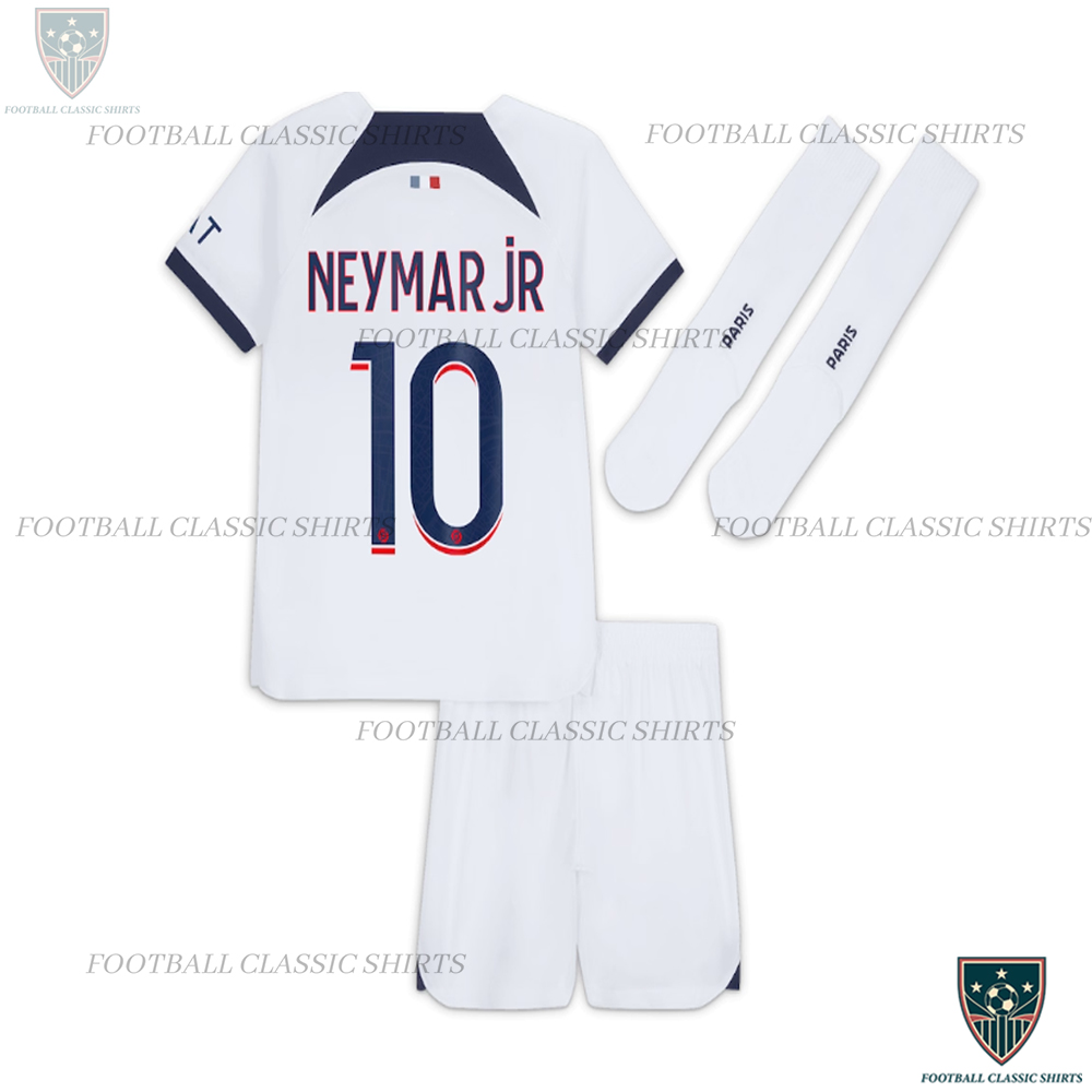 PSG Away Kids Classic Kit 23/24 Neymar jR 10