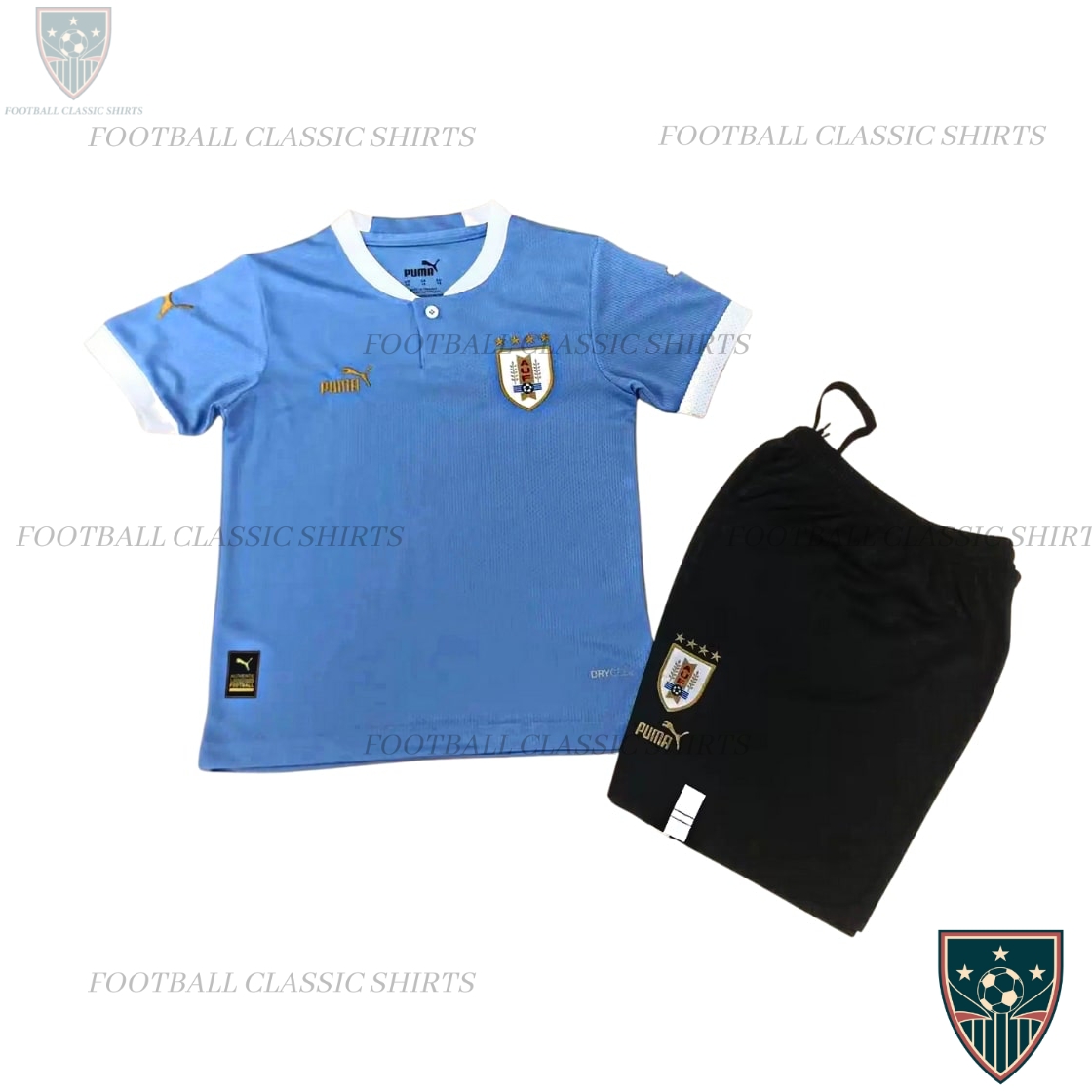 Uruguay Home Football Kids Kit
