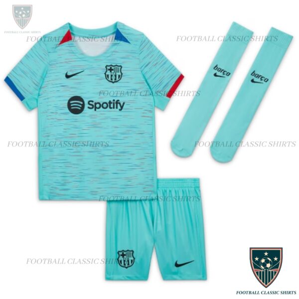 Barcelona Third Kid Kit 2023-24