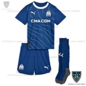 Olympique Marseille Away Kids Football Kit 23 24