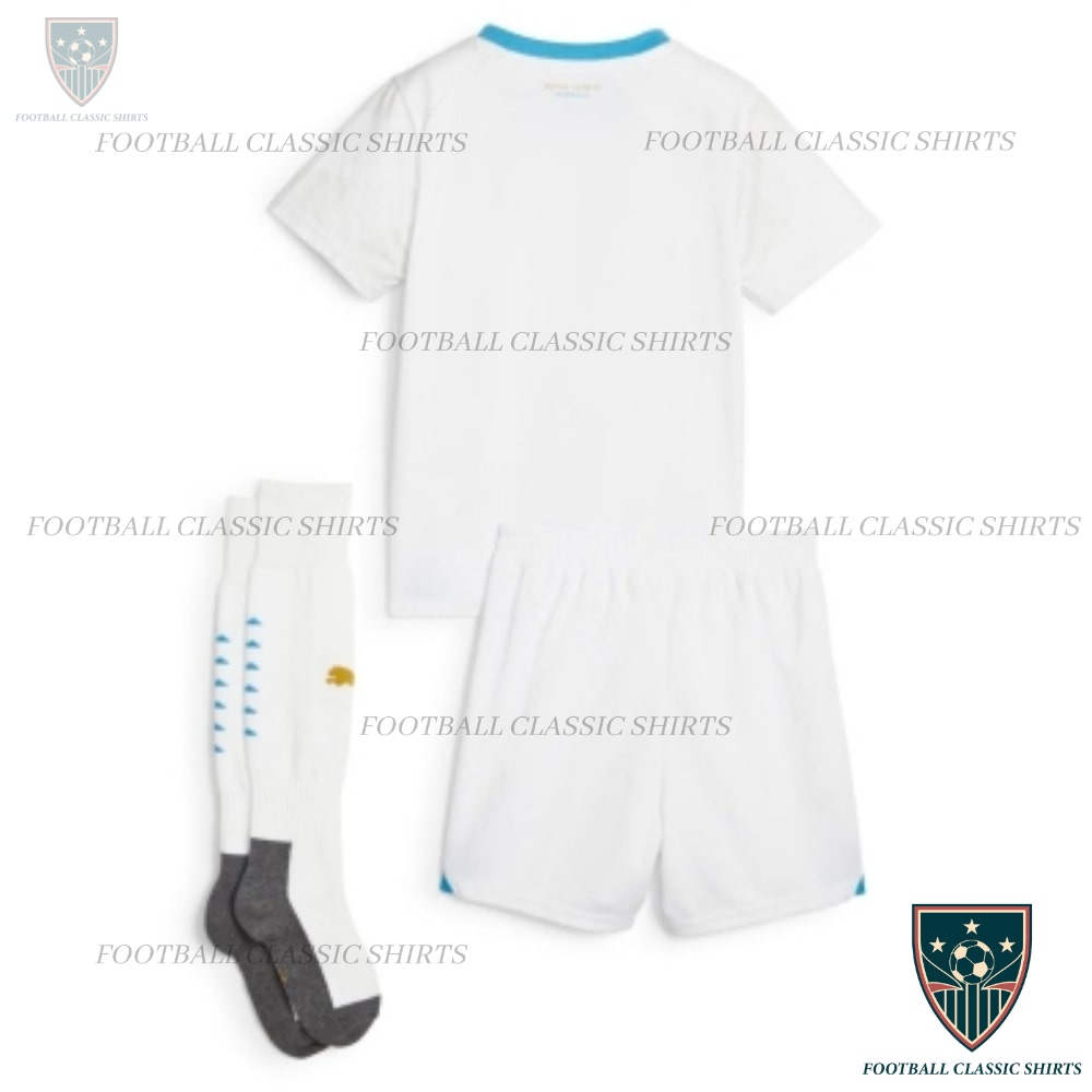 Olympique Marseille Home Kids Football Kit 23 24