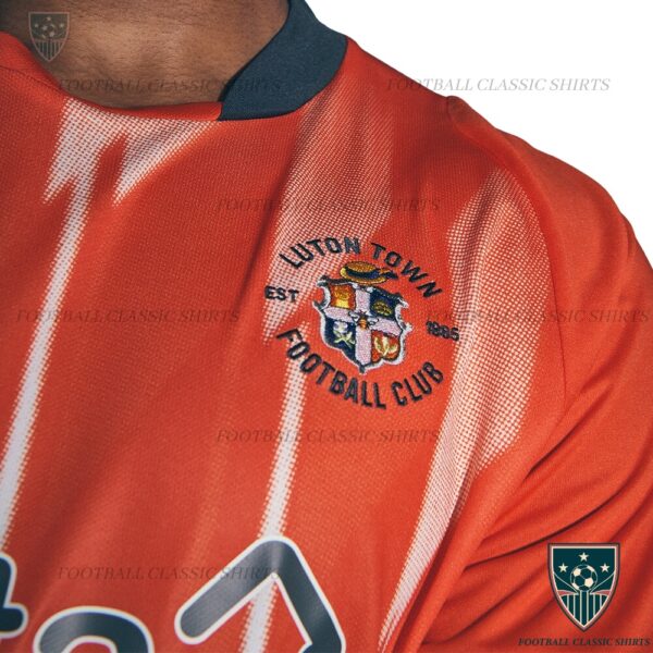 Luton Home Men Football Shirt Orange