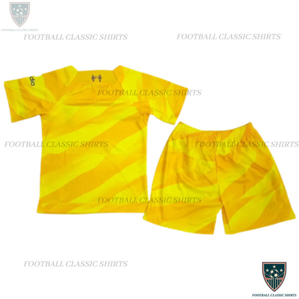 Liverpool Yellow Goalkeeper Kids Classic Kit