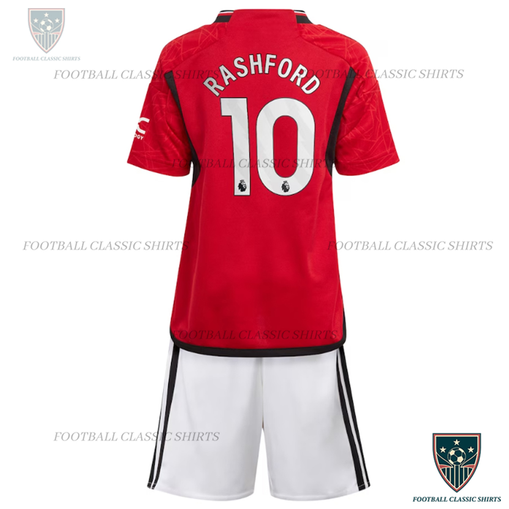 Man Utd Home Kid Kits Rashford 10