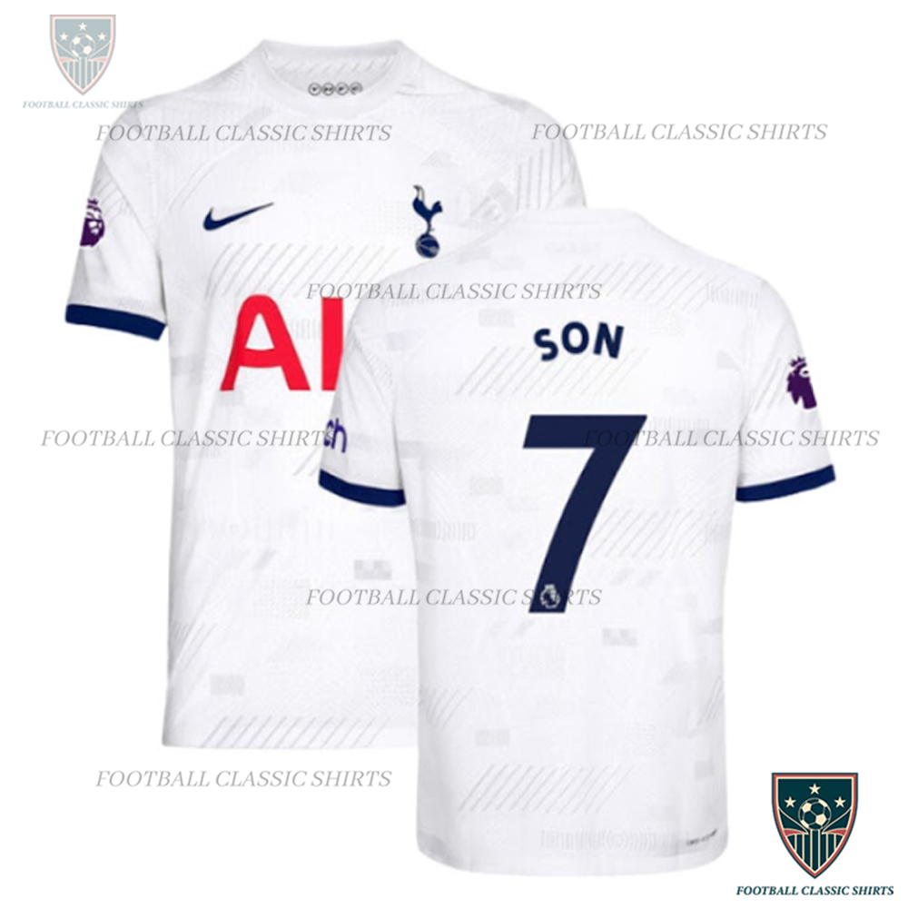 Tottenham Home Men Shirts Son 7