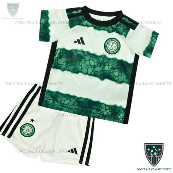 Celtic Home Kids Football Kit 23 24