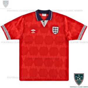 Retro England Away Football Classic Shirt 1990