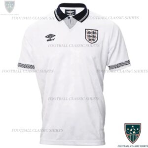 Retro England Home Football Classic Shirt 1990