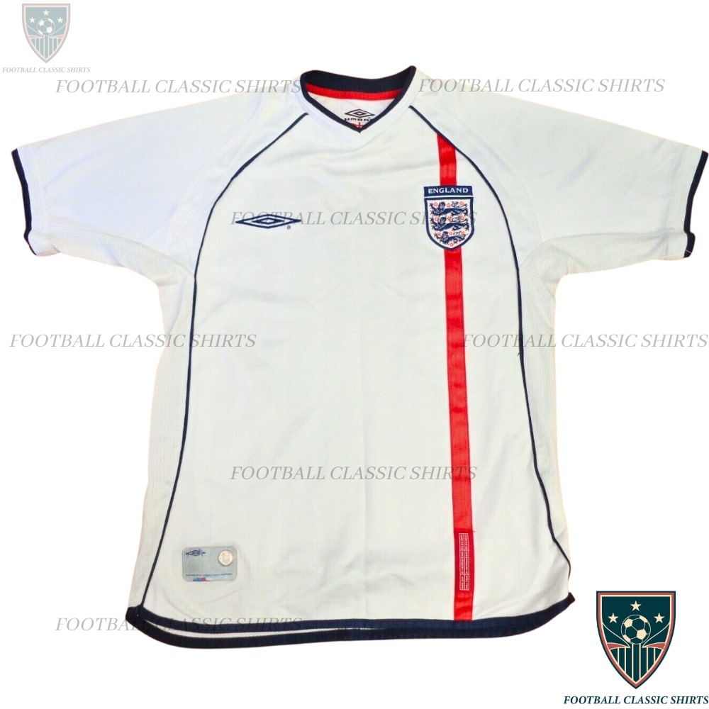 Retro England Home Football Classic Shirt 2002