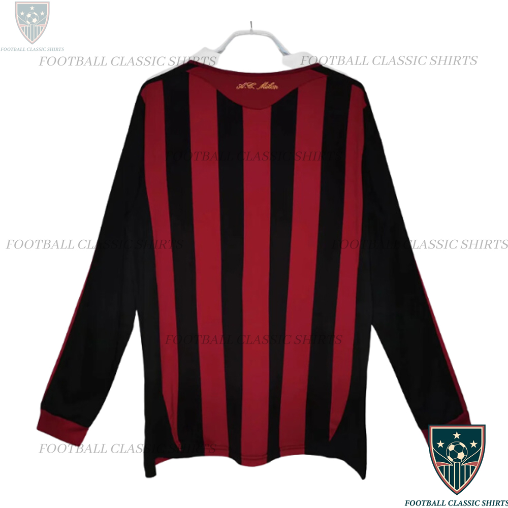 Retro AC Milan Home Long Sleeve Classic Shirt