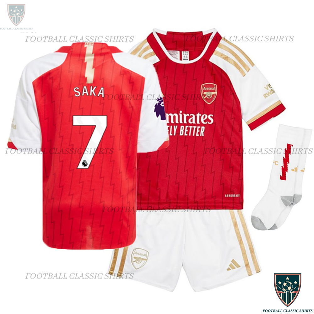 Arsenal Home Kid Classic Kits Saka 7