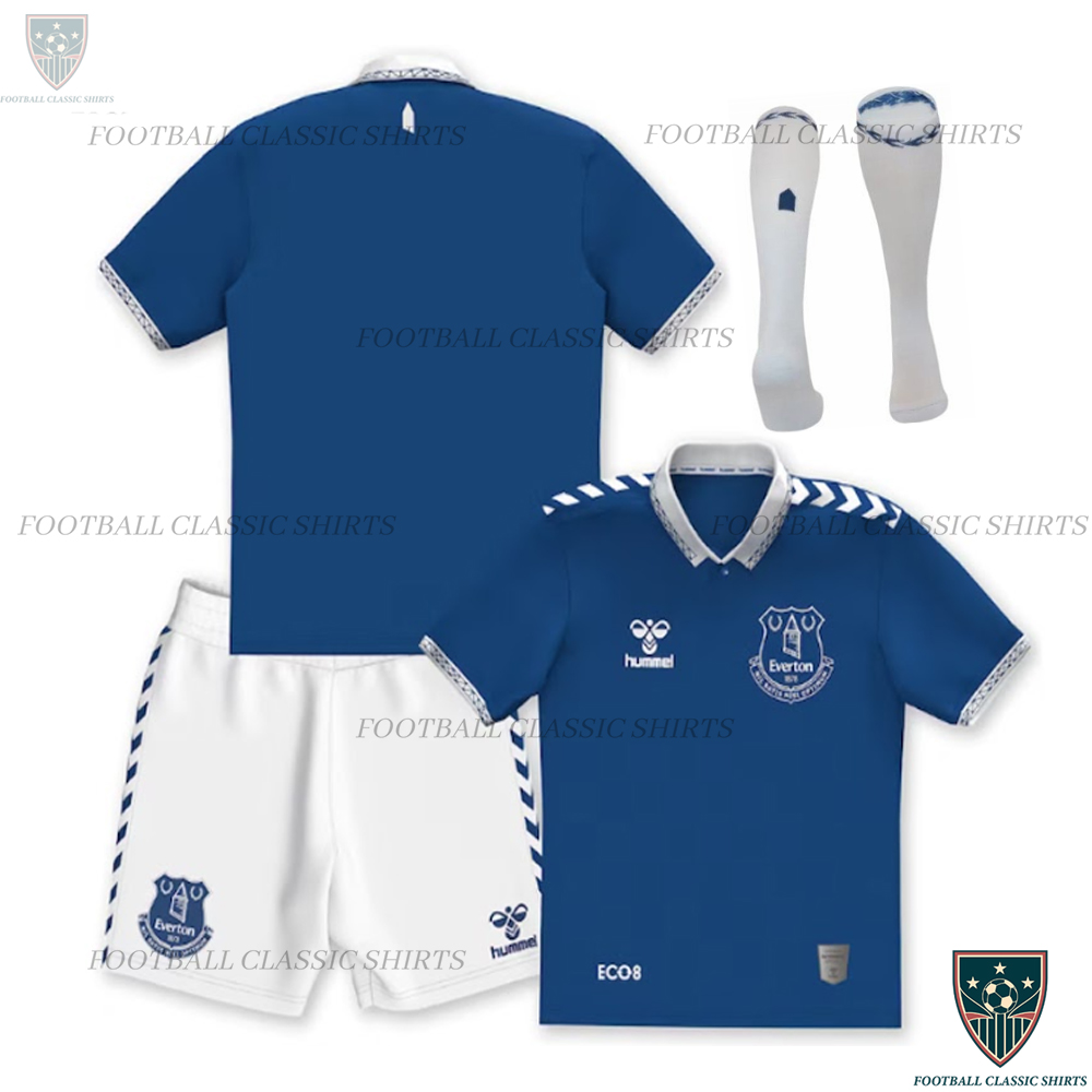 Everton Home Kids Football Classic Kit