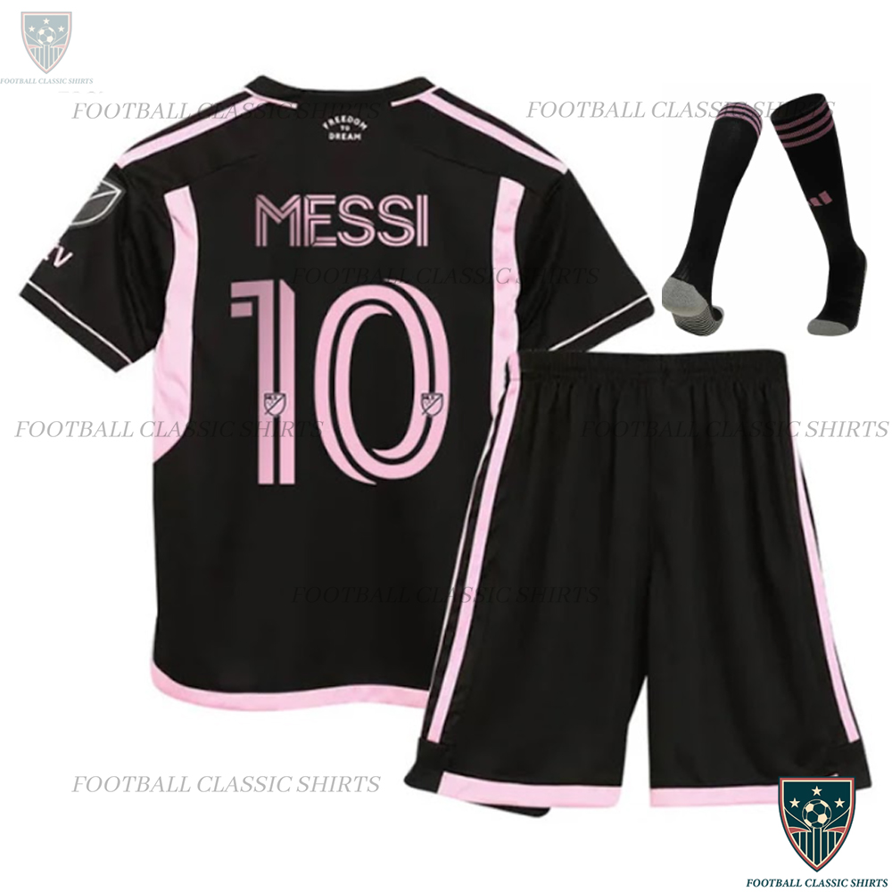 Inter Miami Away Kid Classic Kits 23/24 Messi 10