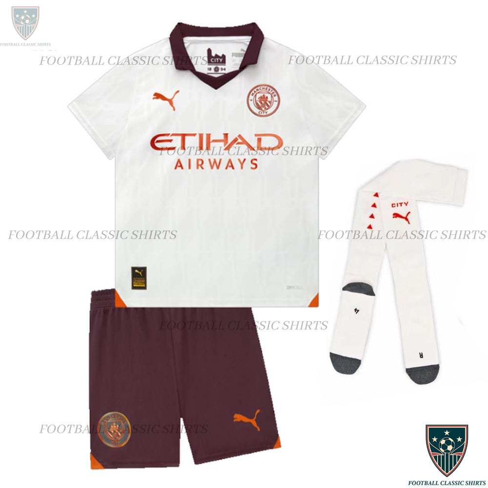 Manchester City Away Kids Classic Kit 23/24
