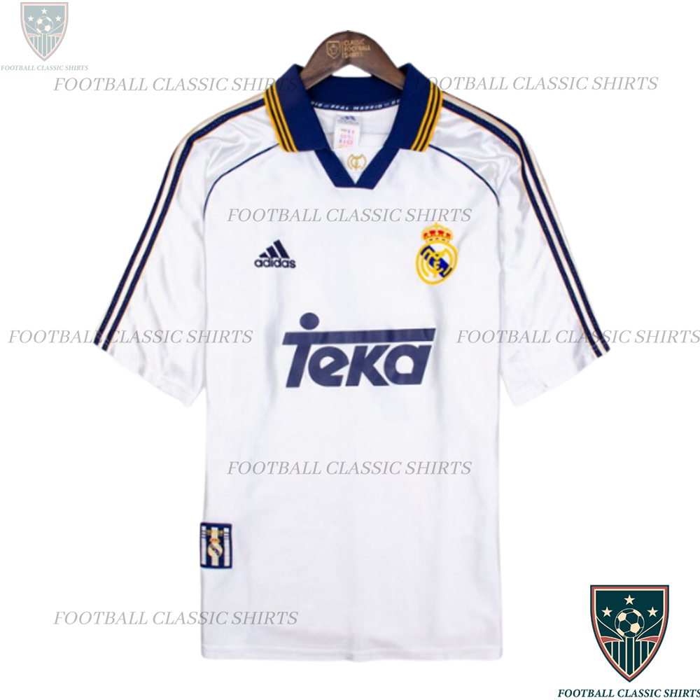 Retro Real Madrid Home Football Classic Shirt 1998/00