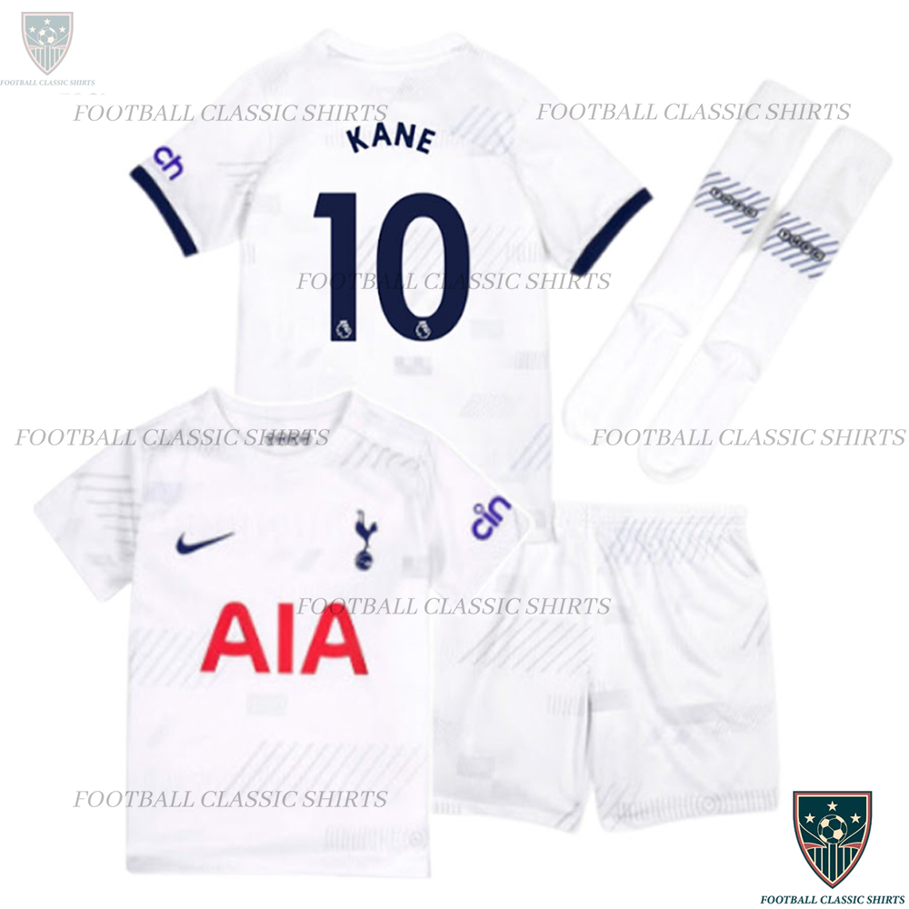 Tottenham Home Kid Classic Kits Kane 10