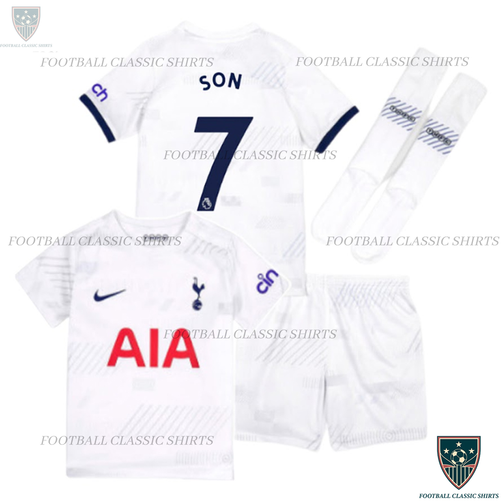 Tottenham Home Kid Classic Kits Son 7