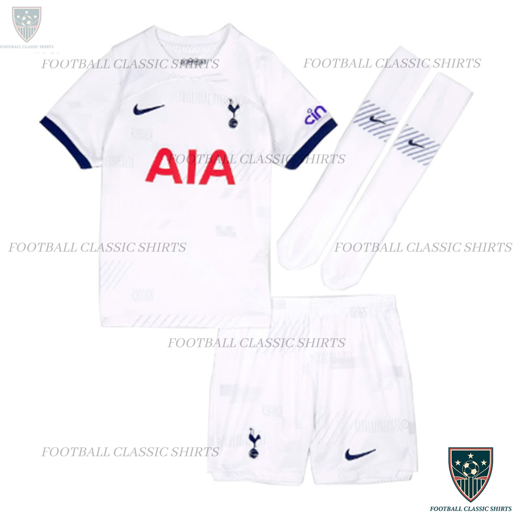 Tottenham Home Kids Football Classic Kit