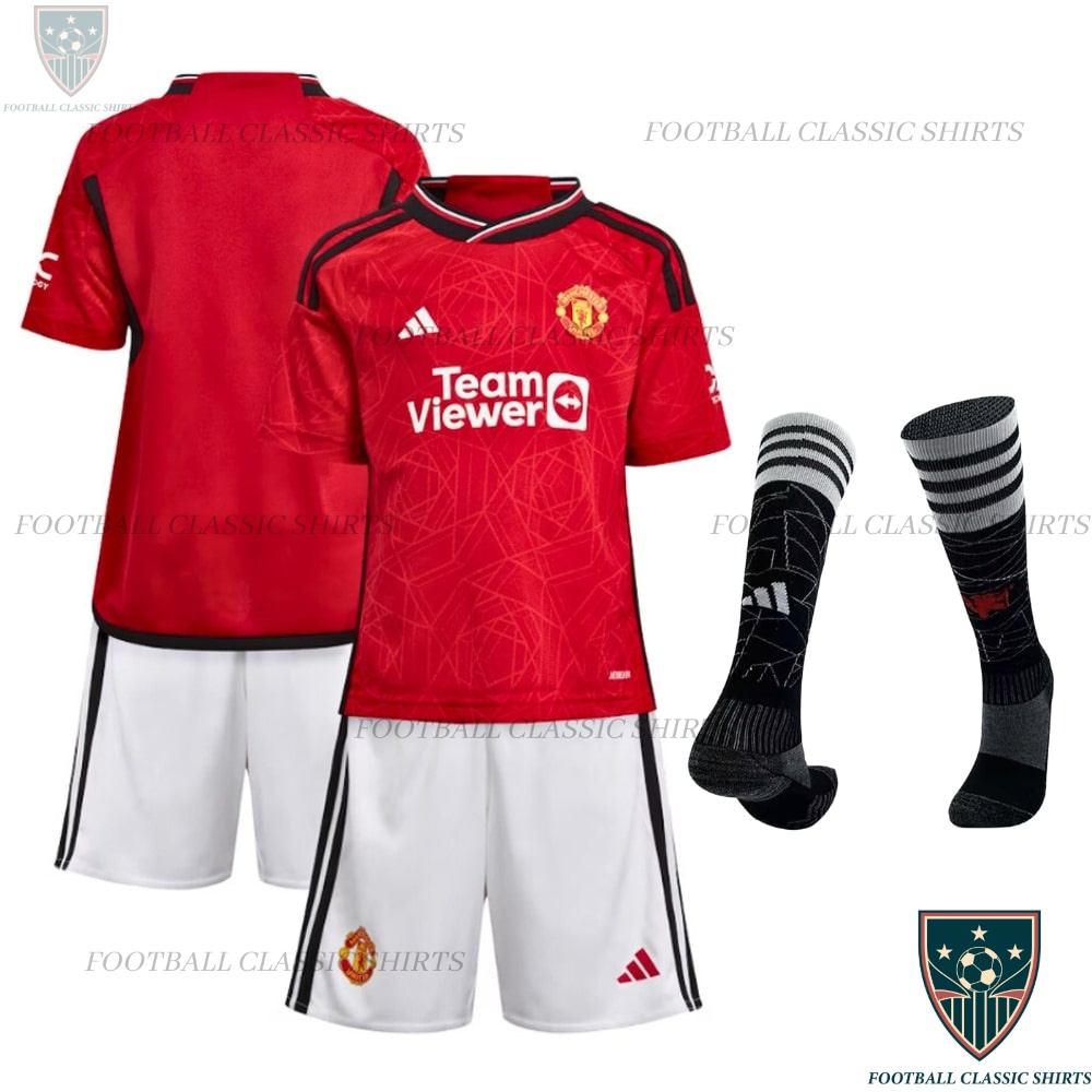Manchester United Home Kids Classic Kit 23/24