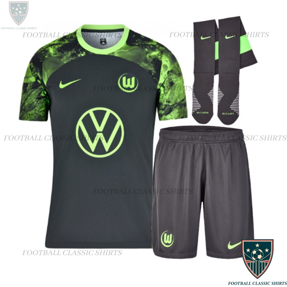 Wolfsburg Away Football Classic Kit 23/24