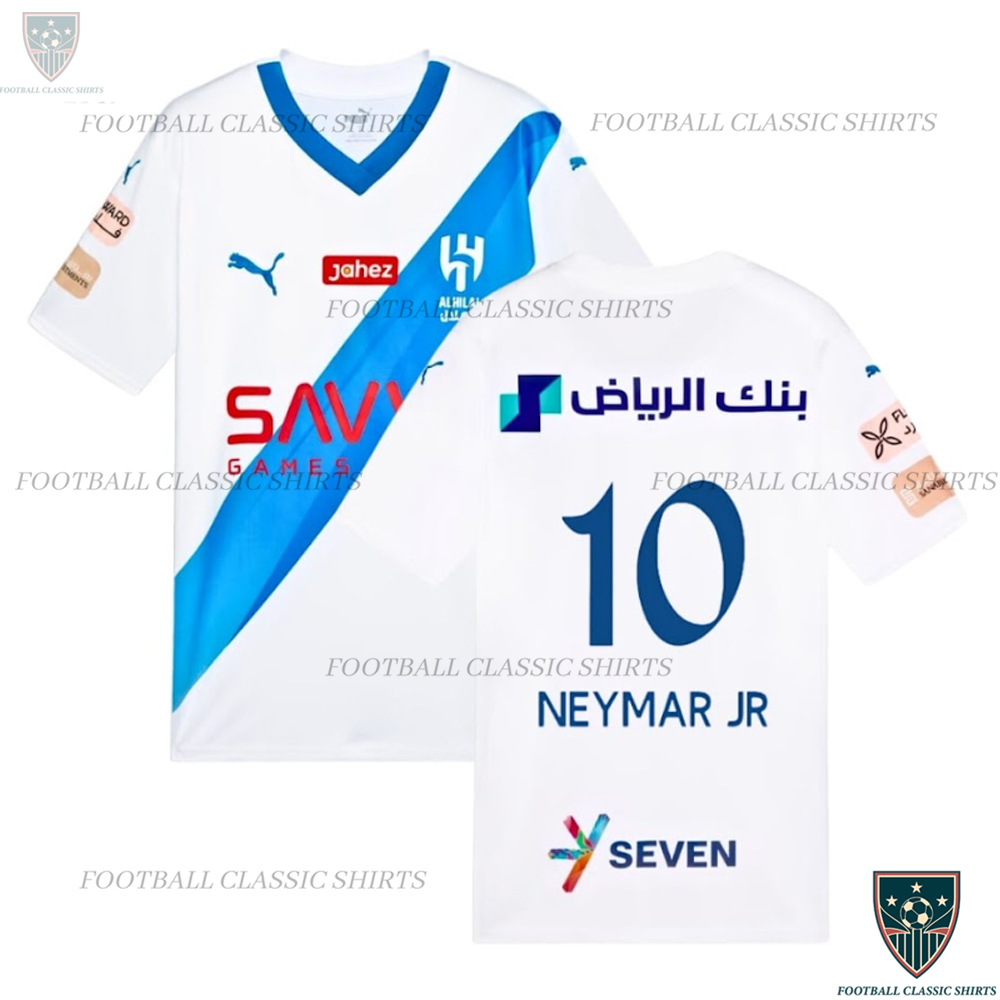 NEYMAR jR 10 Al Hilal Away Classic Shirt