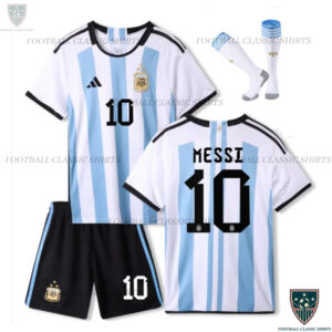 MESSI 10 Argentina Home Kids Classic Kit