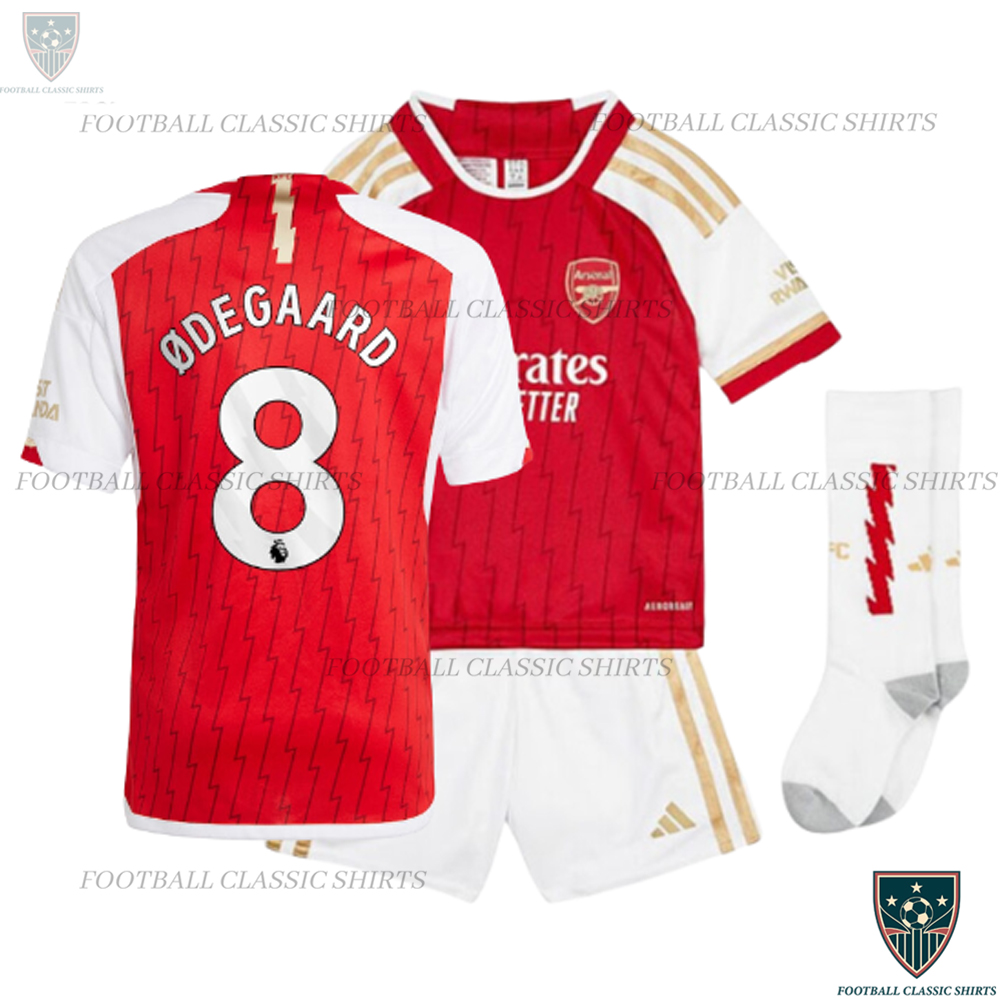 ØDEGAARD 8 Arsenal Home Kid Classic Kits