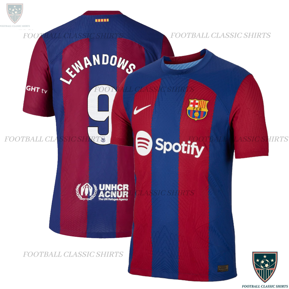 LEWANDOWSKI 9 Barcelona Home Classic Shirt