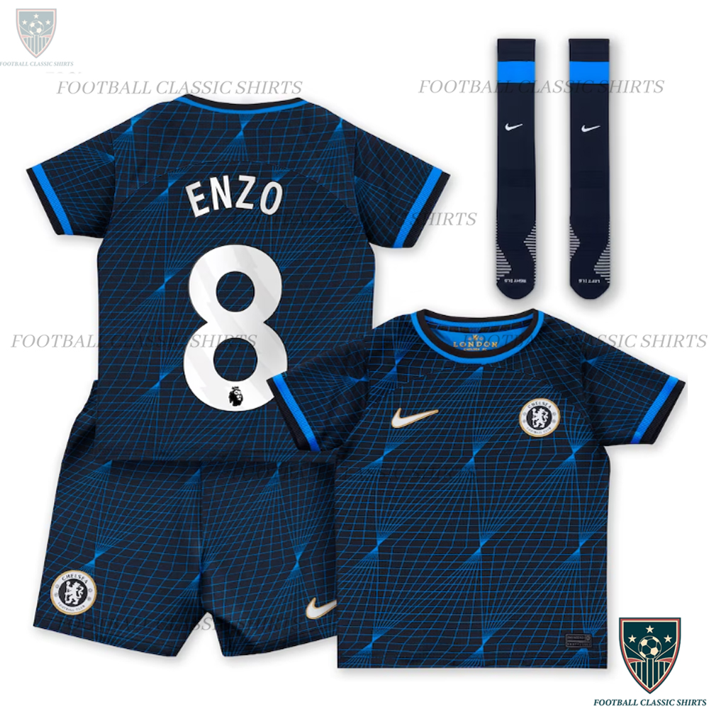 Chelsea Away Kid Classic Kits ENZO 8