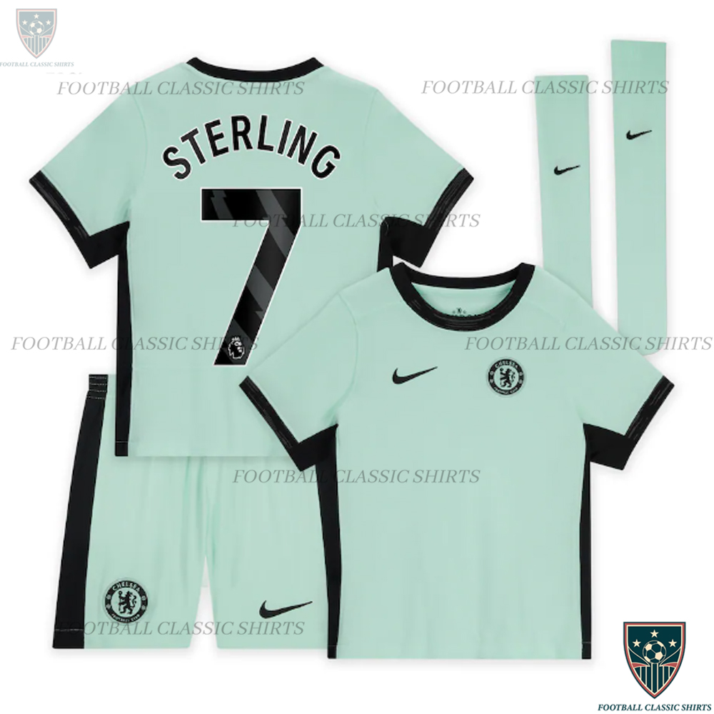 Chelsea Third Kid Classic Kits Sterling 7