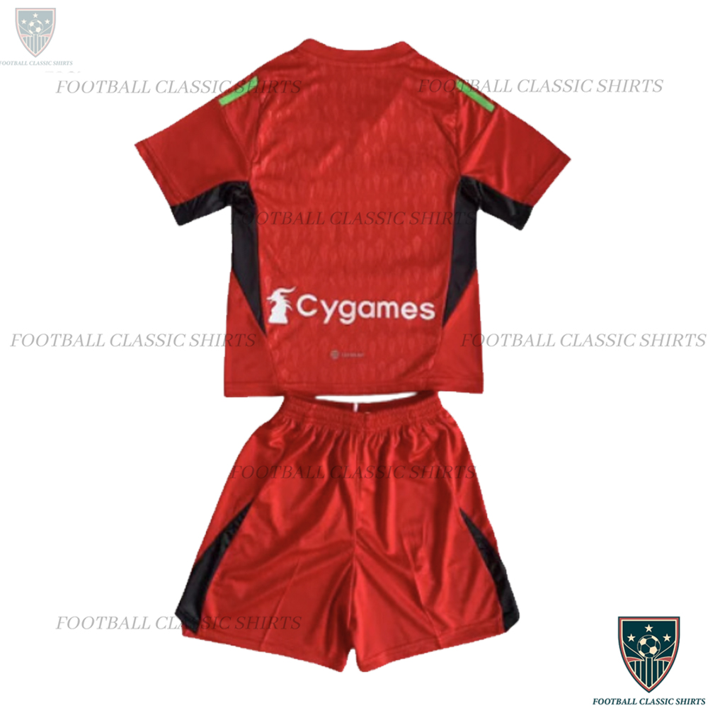 Juventus Red Goalkeeper Kids Classic Kit