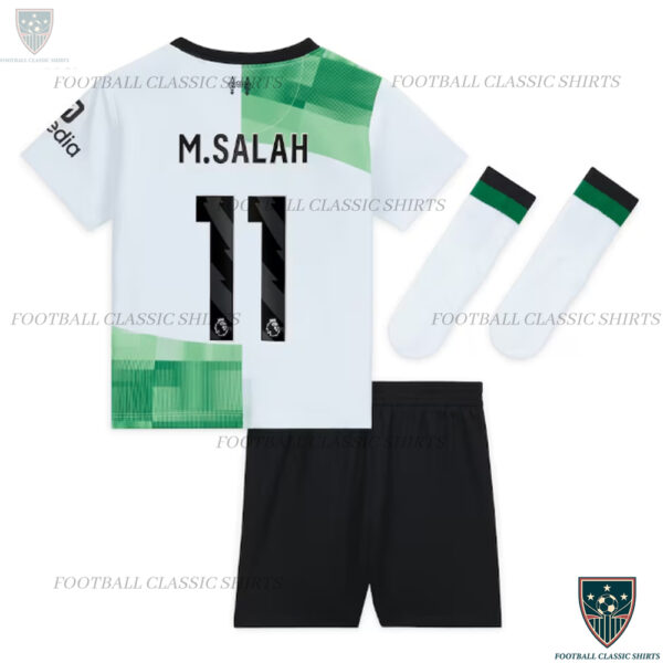 Liverpool Away Kid Classic Kits M.Salah 11