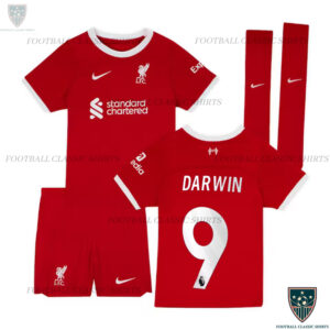 Liverpool Home Kid Classic Kits DARWIN 9