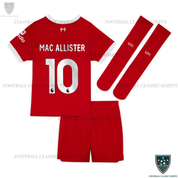 Liverpool Home Kid Classic Kits MAC ALLISTER 10
