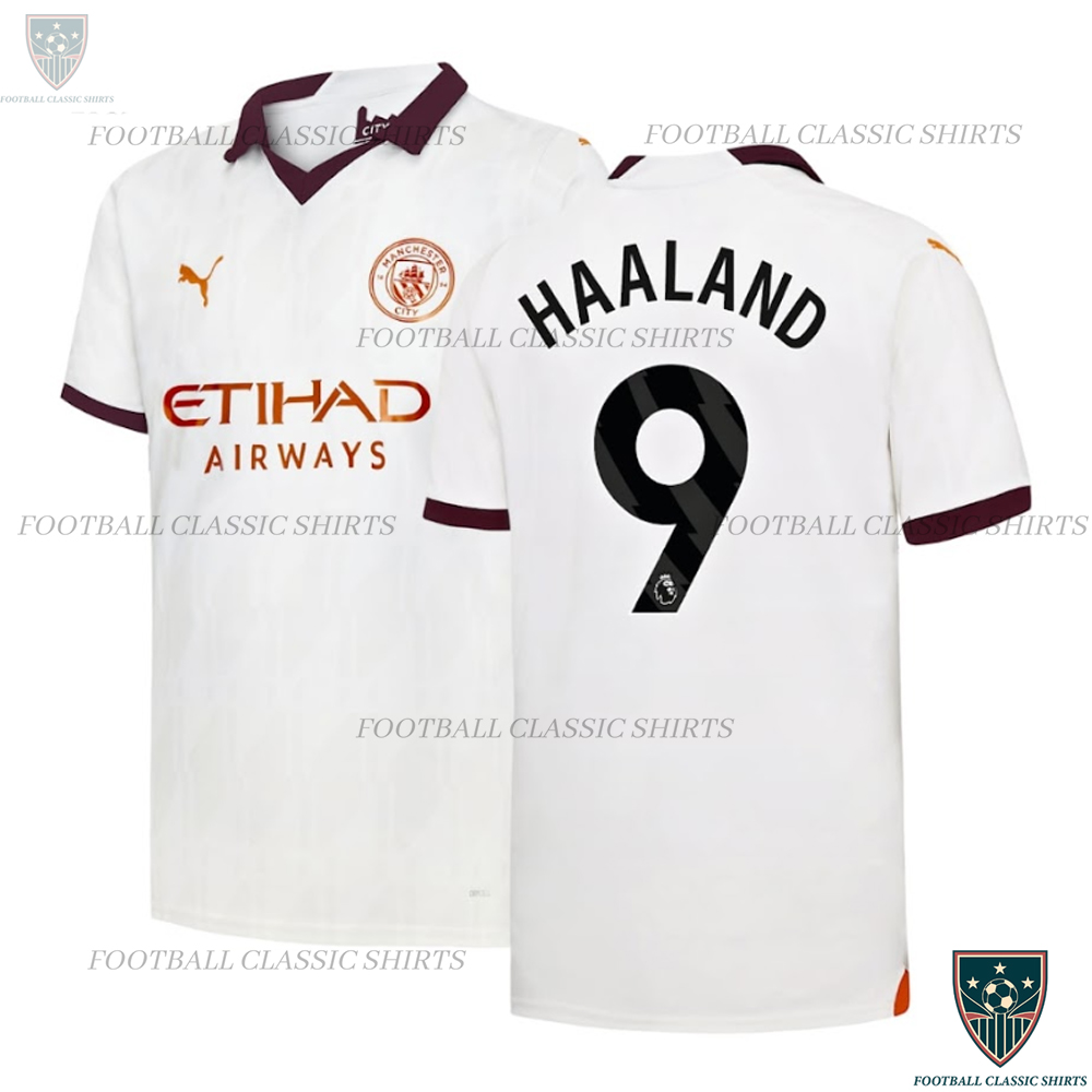Man City Away Men Classic Shirts Haaland 9