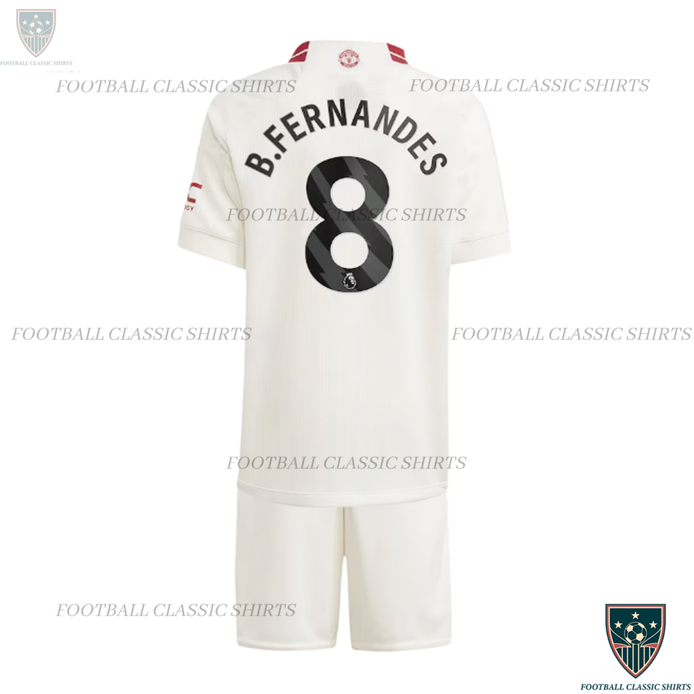 Man Utd Third Kid Classic Kits B.Fernandes 8