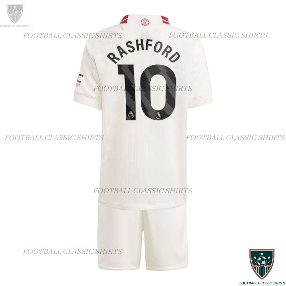 Man Utd Third Kid Classic Kits RASHFORD 10