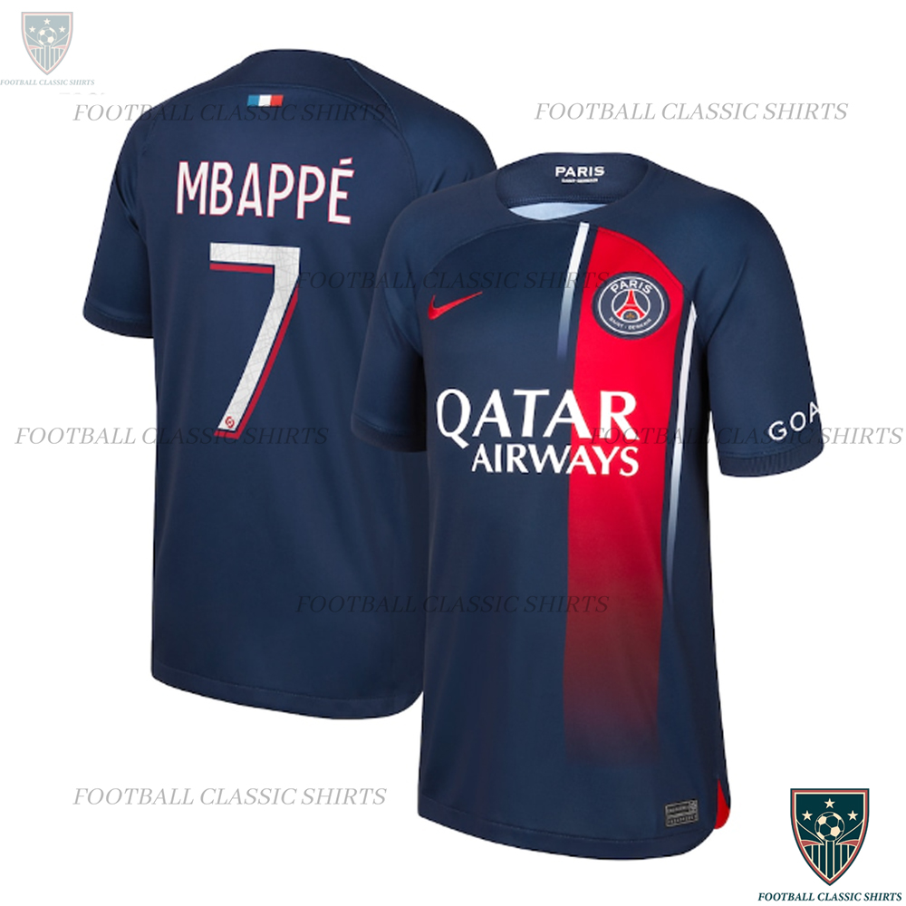 MBAPPÉ 7 PSG Home Classic Shirt 2023/24