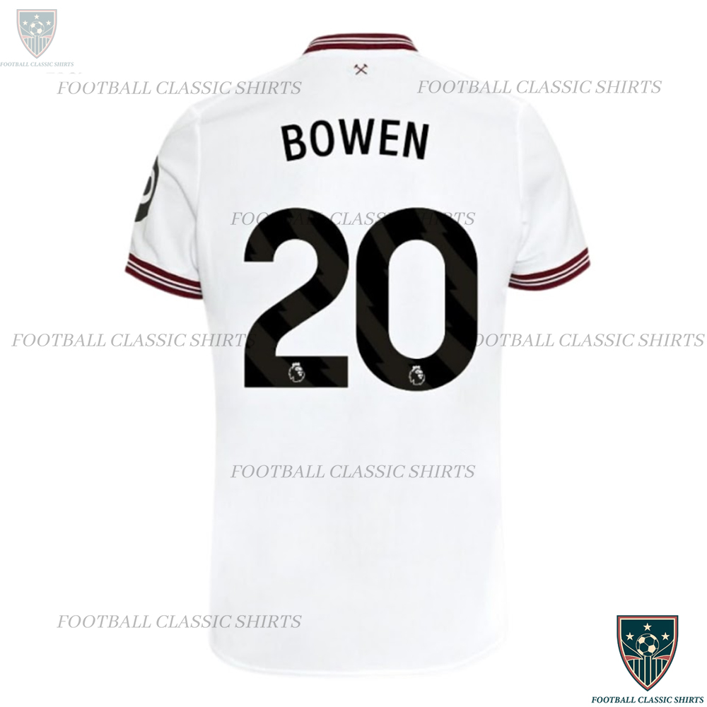 BOWEN 20 Westham United Away Classic Shirt