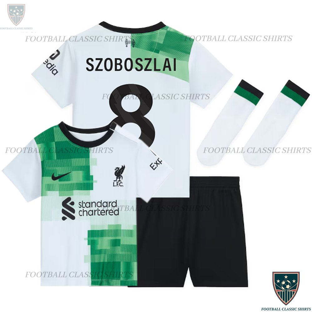 Liverpool Away Kid Classic Kits SZOBOSZLAI 8