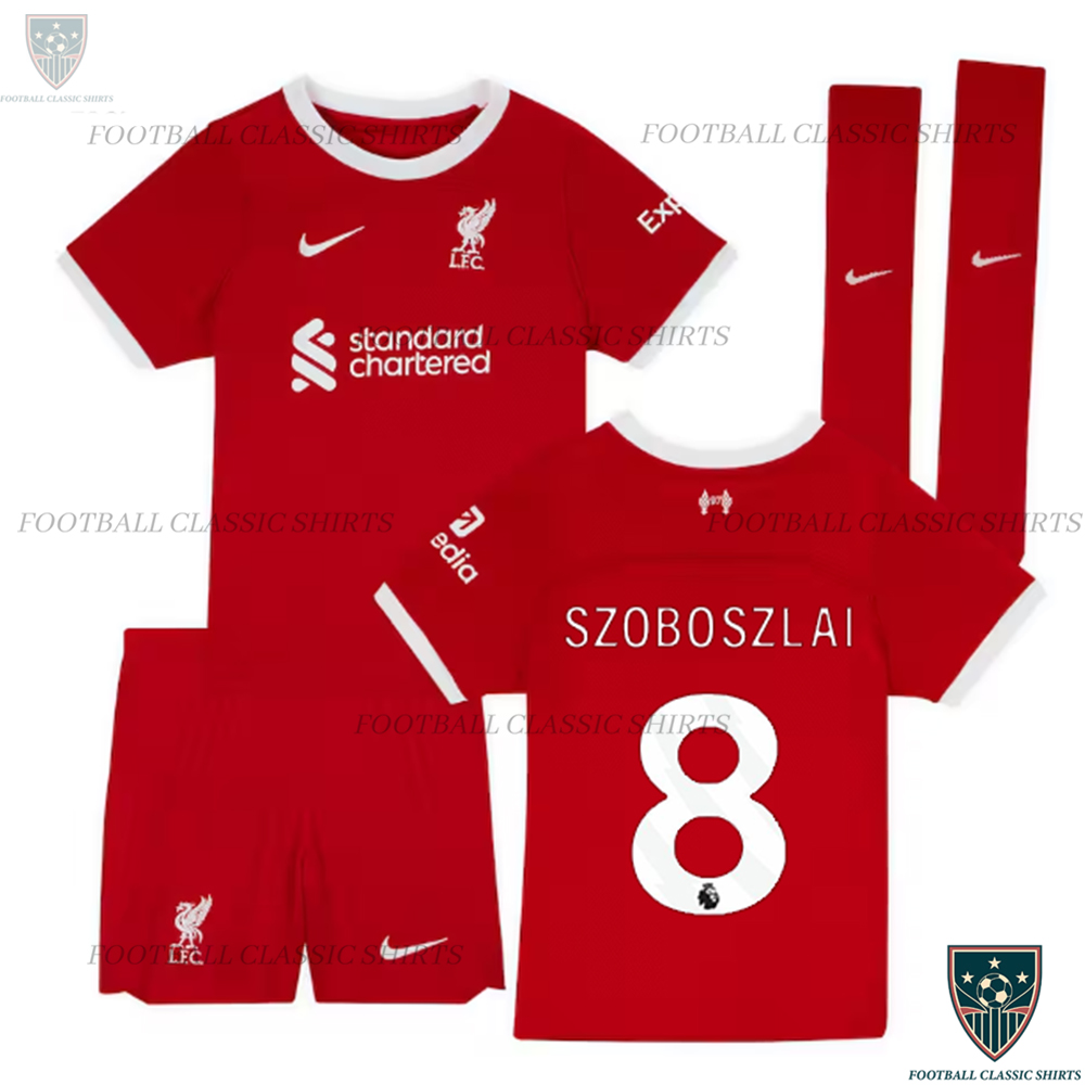 Liverpool Home Kid Classic Kits SZOBOSZLAI 8