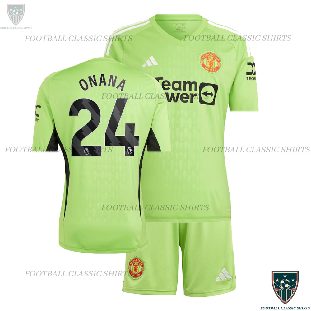 Man Utd Home Kid Classic Kits ONANA 24