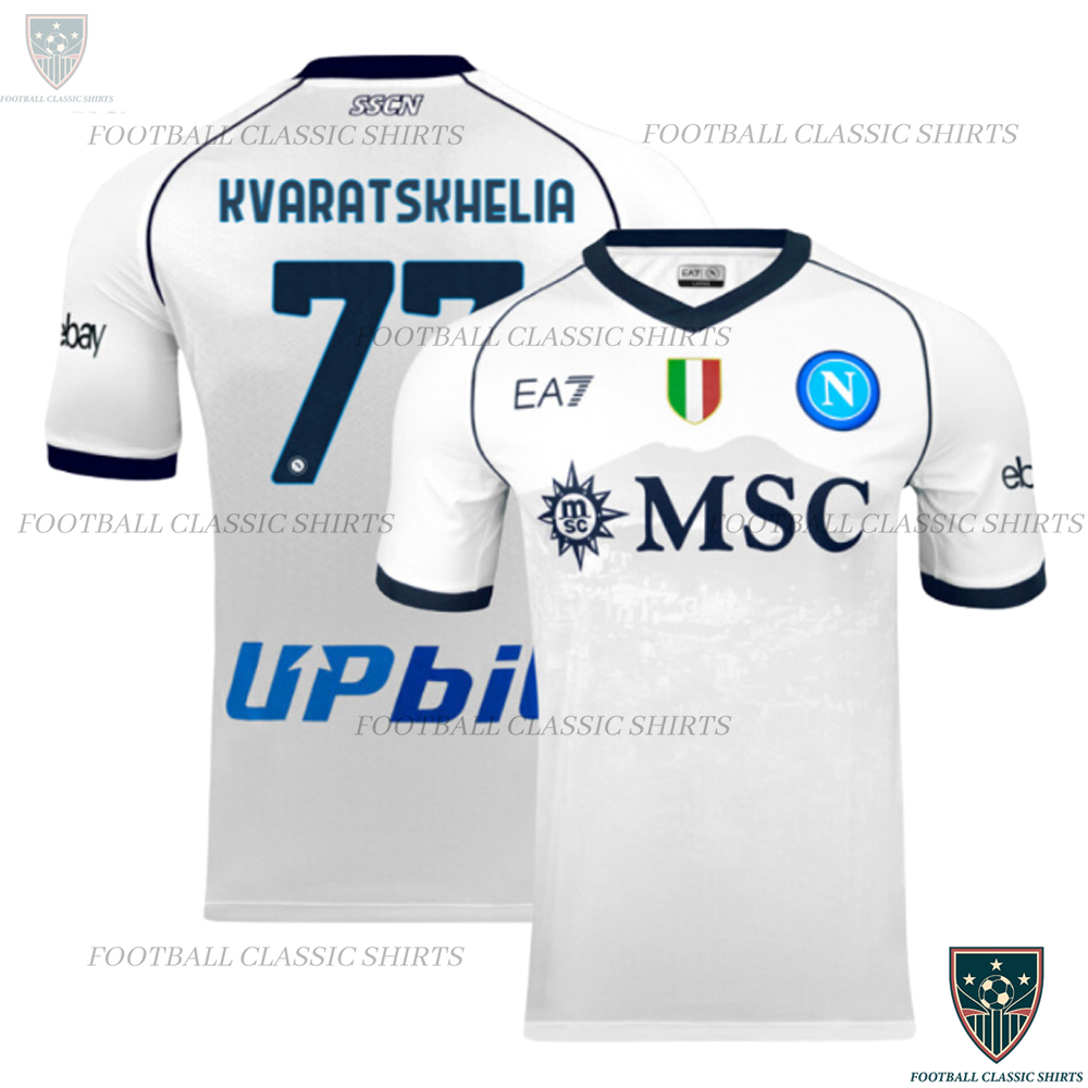 SSC Napoli Away Classic Shirt KVARATSKHELIA 77