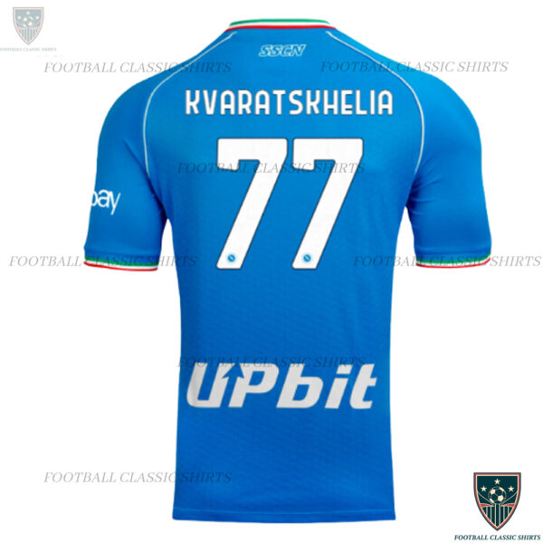 SSC Napoli Home Classic Shirt KVARATSKHELIA 77