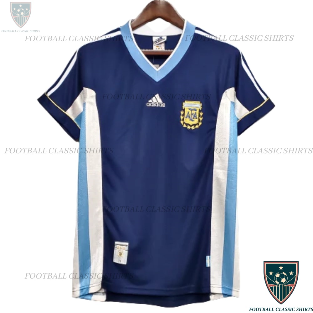 Retro Argentina Away Football Classic Shirt 1998